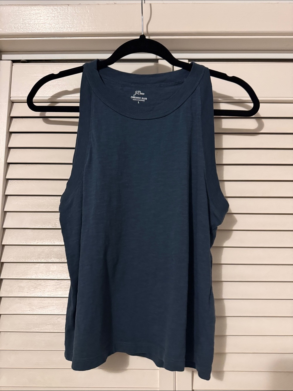 J. Crew Sleeveless Crewneck Tank Top - Teal Blue